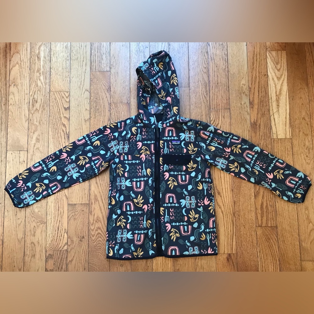 Patagonia Kids “Baggies” Hooded Windbreaker Jacket, nylon, Kids Unisex L